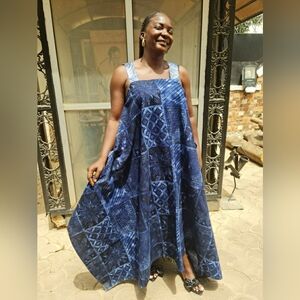 Elegant Hand-Dyed Batik Dresses